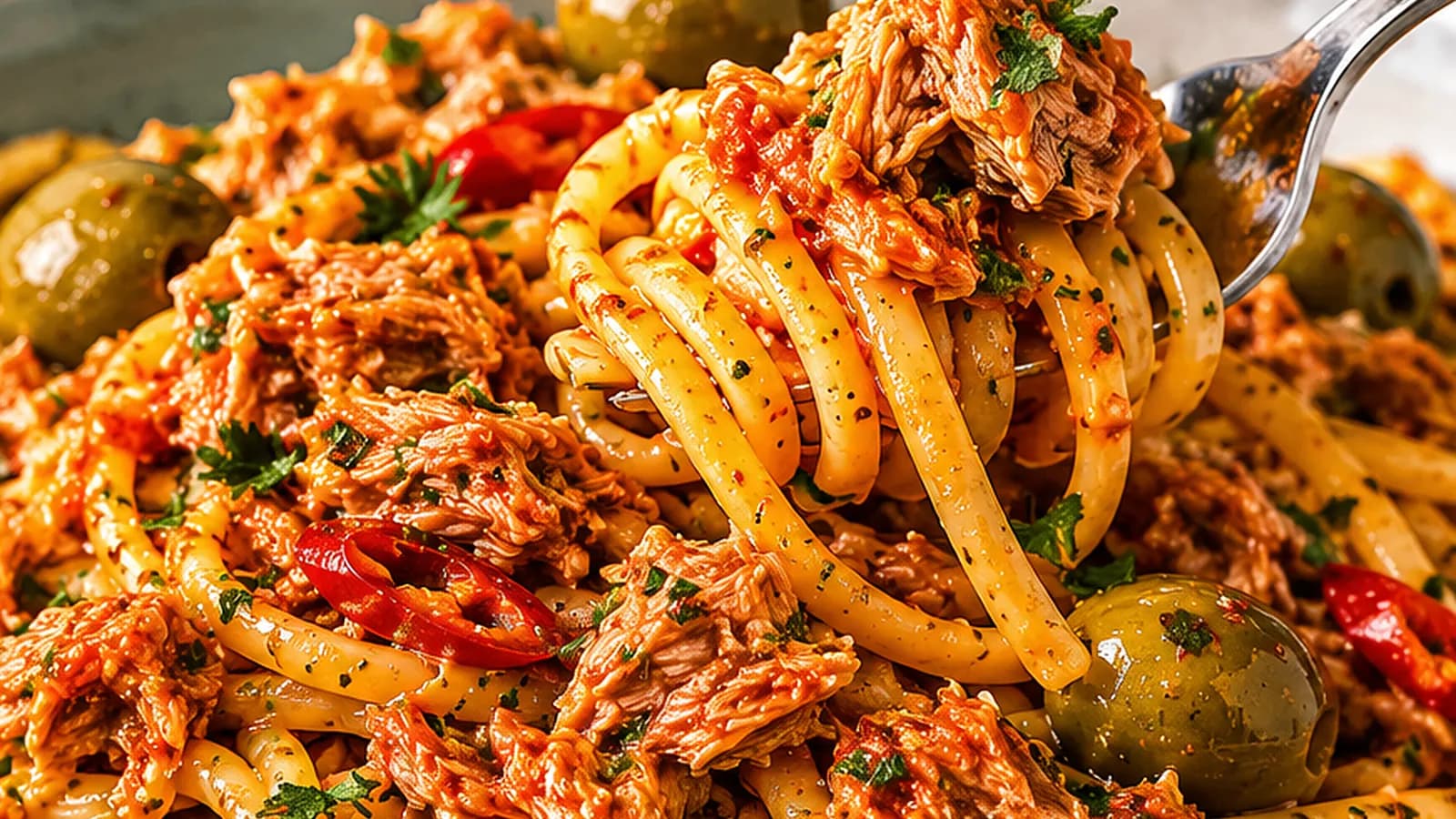 Linguine with Tuna sauce